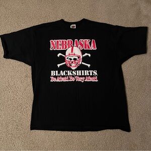 Vintage Nebraska Huskers Football Blackshirts shirt